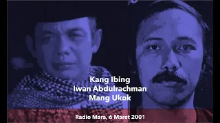 Kang Ibing dan Iwan Abdulrachman di Radio Mara, 6 Maret 2001