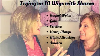 Trying on 10 Wigs with Sharon - (Top-rated under $25 Amazon wigs...how did they rate?)