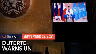 Embattled Duterte tells 'inadequate' UN not to interfere with drug war