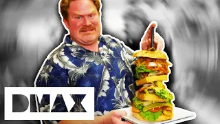 Casey VS Crabby Joe's Surf N' Turf Challenge! | Man V Food