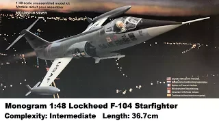 Monogram 1:48 Lockheed F-104 Starfighter Kit Review