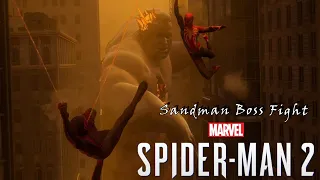SPIDER-MAN 2 - Opening Scene & Sandman Boss Fight