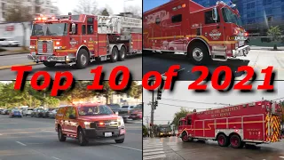 My Top 10 Seattle Fire responses of 2021