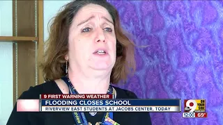 Flooding forces Cincinnati Public Schools Riverview East Academy to move