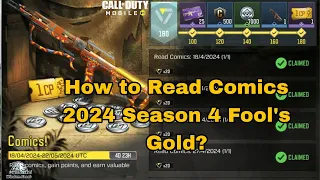 How to Read Comics 2024 Season 4 Fool's Gold Cod Mobile