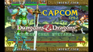 Dungeons & Dragons Shadow over Mystara Fighter Hardest No Burning Oil No Death ALL