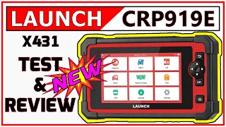 LAUNCH X431 CRP919E Review. NEW OBD2 Bidirectional Diagnostic Scan Tool. 4K