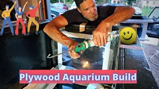 Plywood Aquarium Build - 1st Time Tank Builders