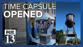 Ogden Union Station time capsule opened after 100 years