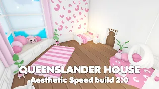 Decorating the NEW Queenslander House Aesthetic & Cute 2.0 in Adopt me!