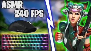 Razer Huntsman Mini ASMR Chill Boxfight Gameplay 🏆 Satisfying Keyboard Fortnite 240 FPS Smooth