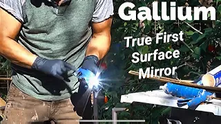 Gallium first surface parabolic mirror
