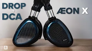 DCA Aeon X Closed & Open - The Drop Aeons compared