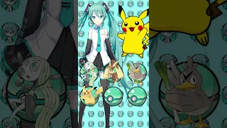 Let's Make a Pokémon Team for Hatsune Miku! #hatsunemiku #vocaloid #shorts