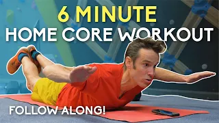 Lattice 6 Minute Home Core Workout: Climbing Training Session - Floor Based!