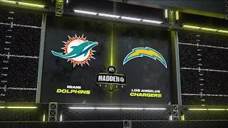 Dolphins vs Chargers Week 1 Simulation (Madden 24 Exhibition)