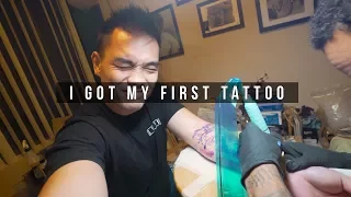 GETTING MY FIRST TATTOO!! | THE ENTIRE PROCESS
