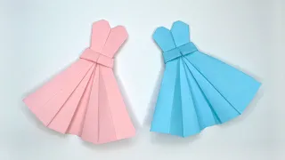 Amazing Paper DRESS | Origami Clothes | Tutorial DIY by ColorMania
