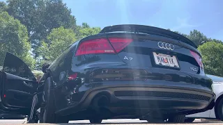 Audi A7 Cold Start (Muffler Delete)