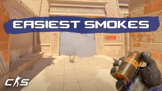 CS2 Anubis - How to Smoke MID!
