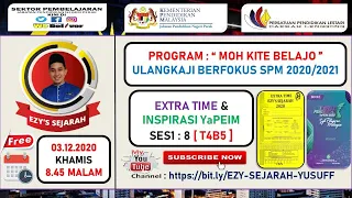 ULANGKAJI BERFOKUS SPM 2020 : EXTRA TIME T4 BAB 5