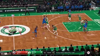 NBA LIVE 19 Thunder vs Celtics Full Game Replay