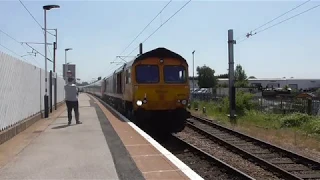 *1080p* Class 66 + Mk4 Movement at Retford! *29/06/19*