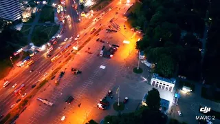 Киев, съёмка с DJI Mavic  2 Pro/ Night Kyiv DJI Magic 2 Pro