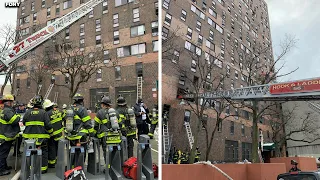 Officials hold briefing on fire in which 32 people suffered 'life threatening' injuries