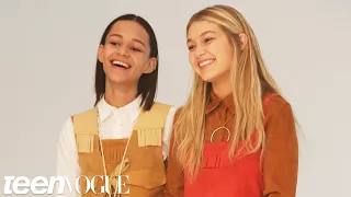 Teen Vogue Cover Stars Binx Walton and Gigi Hadid Choose Their Favorite Things