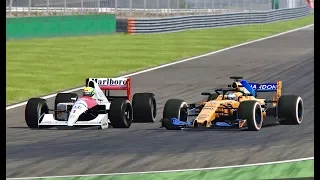 McLaren F1 2018 vs McLaren F1 1991 - Monza