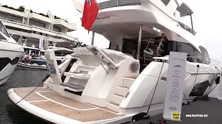2019 Sunseeker Manhattan 66 Yacht - Deck and Interior Walkaround - 2018 Cannes Yachting Festival
