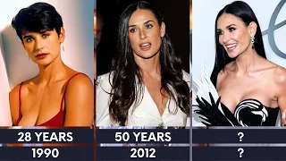 Demi Moore from 1980 to 2024 Transformation! #evolution #hollywood