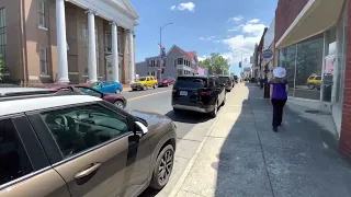 Luray, Virginia DownTown WALKING TOUR in 4K