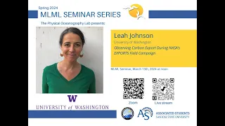 MLML Seminar Leah Johnson presents: "Observing Carbon Export During NASA’s EXPORTS Field Campaign."