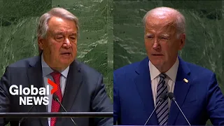 Biden tells UN world must stand up to Russia's “naked aggression” in Ukraine