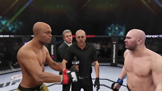 Anderson Silva vs. Dana White (EA Sports UFC 3) - CPU vs. CPU - Crazy UFC 👊🤪