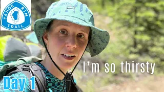 Day 1 | Mosquitos 🦟,Bees 🐝, and Running out of Water 💦 | Tahoe Rim Trail Thru Hike 2023 #thruhike