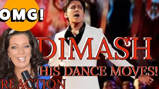 OMG!!! DIMASH SHAKING HIS HIPS AND DANCING!  I'M DEAD!!!