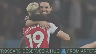 #Watch #Arteta's INCREDIBLE REACTION To #Trossard's GOAL Vs Everton By HUGGING Him, Victory In 6Yrs