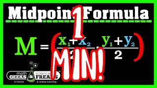 Midpoint Formula Explained In 1 Minute!