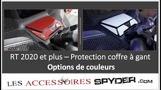 RT 2020 et plus - Vidéo installation - Protection coffre à gant - La Spyder Shop