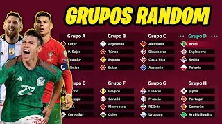 SIMULANDO EL MUNDIAL 2022 CON GRUPOS ALEATORIOS - AlexinPz