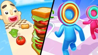 Sandwich Runner, Layer Man, Big Sandwich Runner, Gameplay