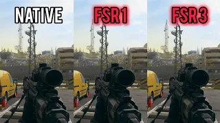 Call of Duty Warzone 3 | FSR 3 vs FSR 1 vs NATIVE RESOLUTION | Which One Is Better ?