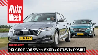 Peugeot 308 SW vs. Skoda Octavia Combi - AutoWeek Dubbeltest