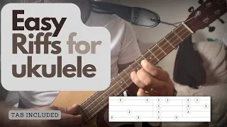 Fun and easy riffs for ukulele - for beginner