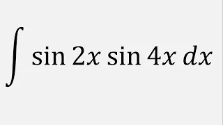 Integral of sin 2x sin 4x dx