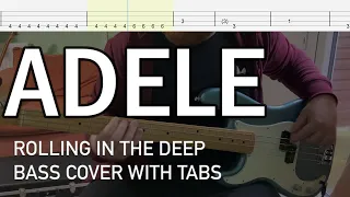 Adele - Rolling in the Deep (Bass Cover with Tabs)