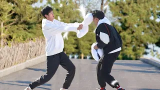 Pillow Fight with Strangers on the Street | Prank